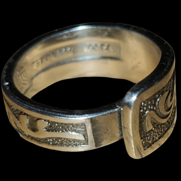 Hand Forged Spoon Ring Hand Tooled Size 7 L4 - Picture 4 of 4